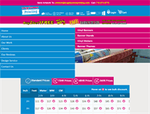 Tablet Screenshot of largebannerprinting.com
